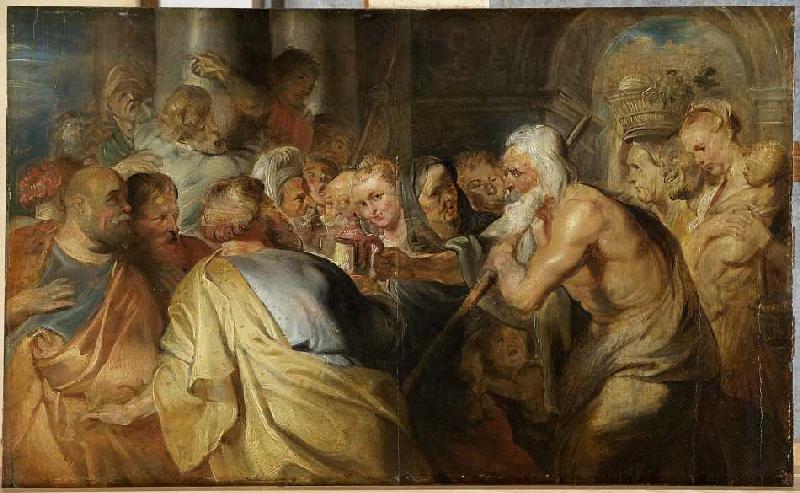 Diogenes sucht Menschen. od Peter Paul Rubens