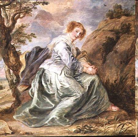 Hagar in the Desert od Peter Paul Rubens