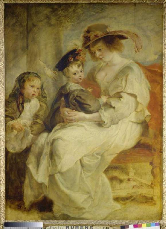 Helene Fourment and her children od Peter Paul Rubens