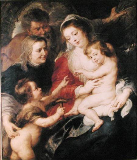 The Holy Family with St. Elizabeth and the Infant St. John the Baptist od Peter Paul Rubens