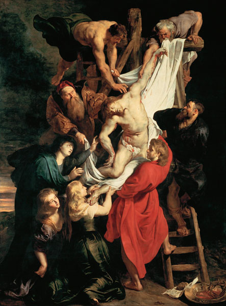 Descent from the Cross triptych, central panel -- Descent from the Cross od Peter Paul Rubens