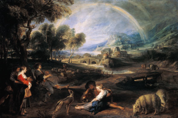 Landscape with a Rainbow od Peter Paul Rubens