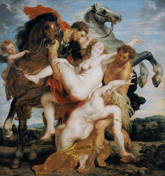 Rape of the Daughters of Leucippus od Peter Paul Rubens