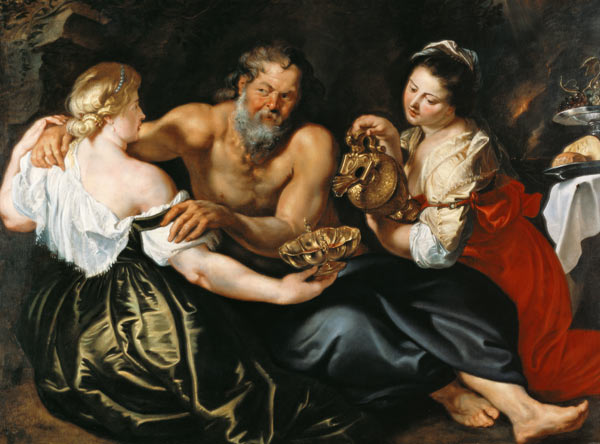 Lot and his daughters od Peter Paul Rubens