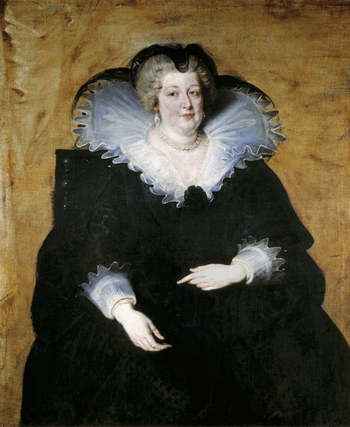 Portrait of Marie de Médici (1575-1642) od Peter Paul Rubens