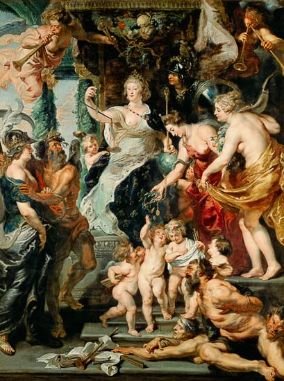 Medici cycle: The happy reign. od Peter Paul Rubens