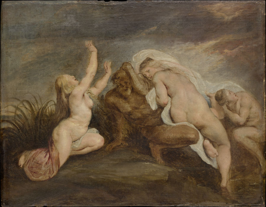 Nymphs and River God (Fragment of a Depiction of the Fall of Phaeton) od Peter Paul Rubens