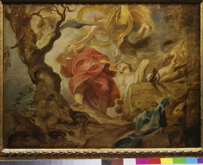 The sacrifice of Isaac. od Peter Paul Rubens