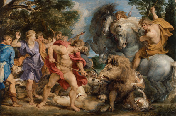 The Calydonian Boar Hunt od Peter Paul Rubens