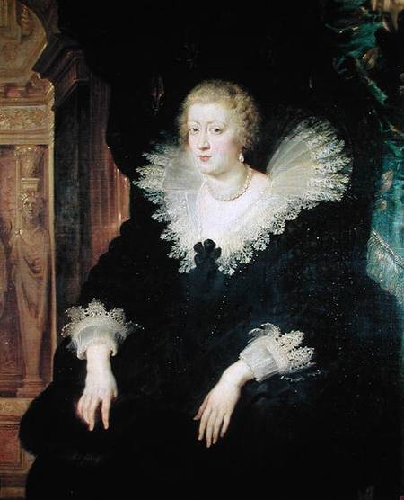 Portrait of Anne of Austria (1601-66) od Peter Paul Rubens