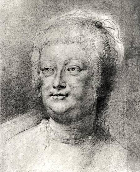 Portrait of Marie de Medici (1573-1642) od Peter Paul Rubens