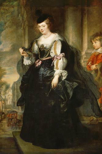 Portrait of the Helene Fourment, stationary. od Peter Paul Rubens