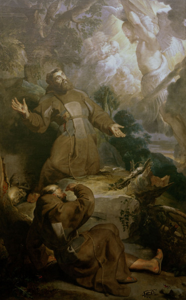 P.P.Rubens / Stigmaisation of Francis od Peter Paul Rubens