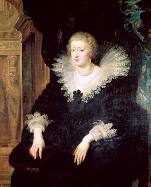 Portrait of Anne of Austria (1601-66) Infanta of Spain, Queen of France and Navarre od Peter Paul Rubens