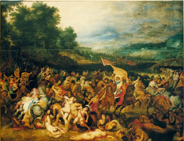 Rubens / Battle of the Amazons od Peter Paul Rubens