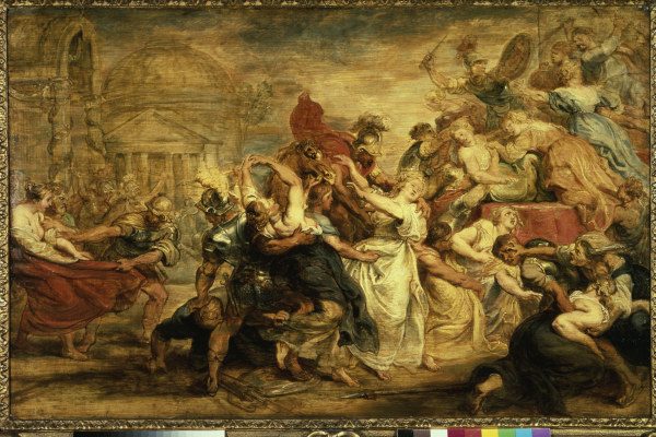 Rubens / Rape of the Sabine Women od Peter Paul Rubens