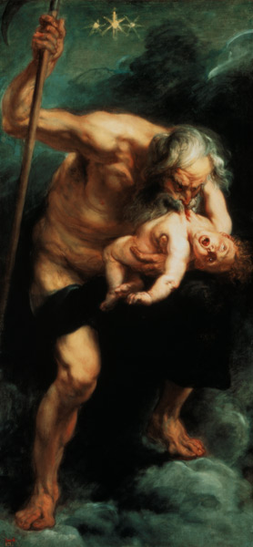Rubens / Saturn devouring a Son od Peter Paul Rubens