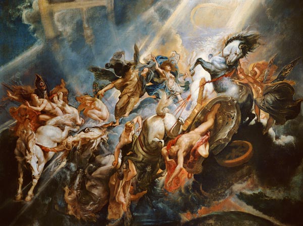 The Fall of Phaeton c.1604-08 (oil on canvas) od Peter Paul Rubens