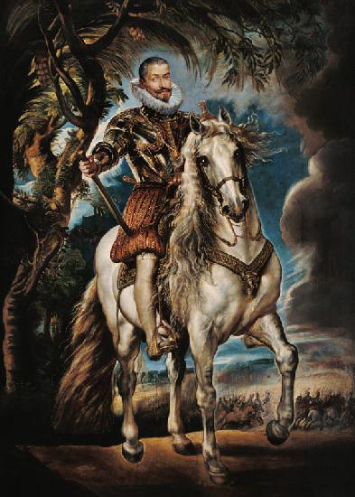 Obraz jezdce vévody of Lerma.