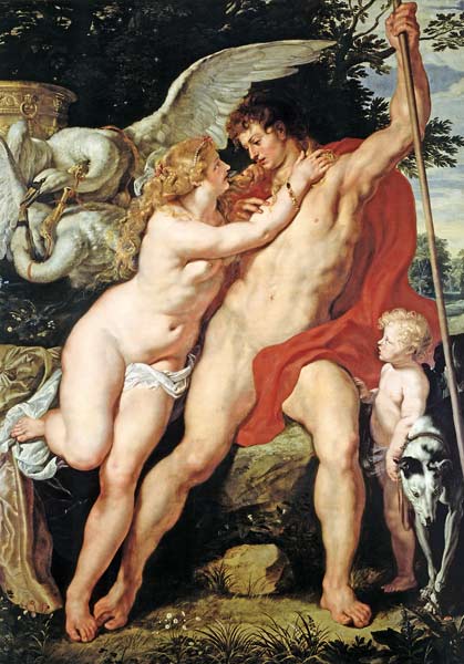 Rubens / Venus and Adonis od Peter Paul Rubens