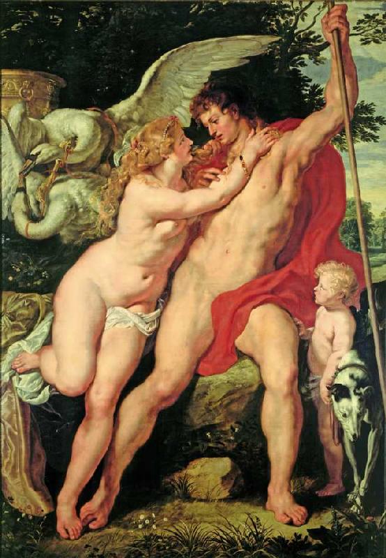 Venus und Adonis od Peter Paul Rubens