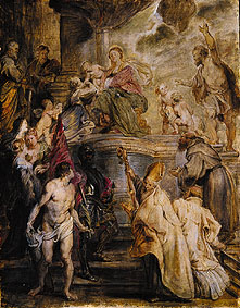 The engagement of St. Katharina od Peter Paul Rubens