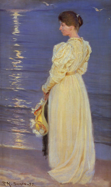 Marie, the wife of the artist. od Peter Severin Kroyer