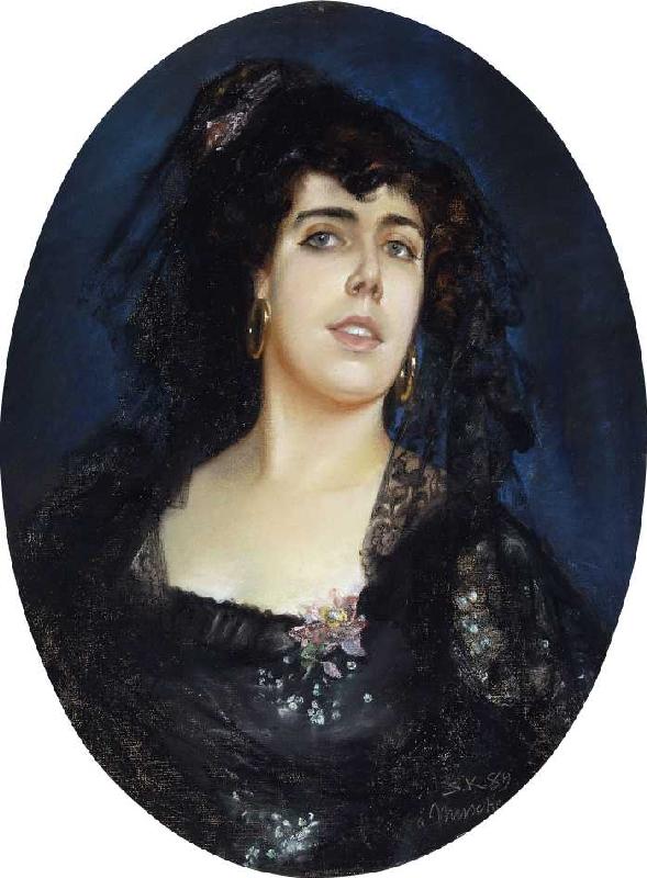 Portrait von Anne Pelterson-Norrie od Peter Severin Kroyer