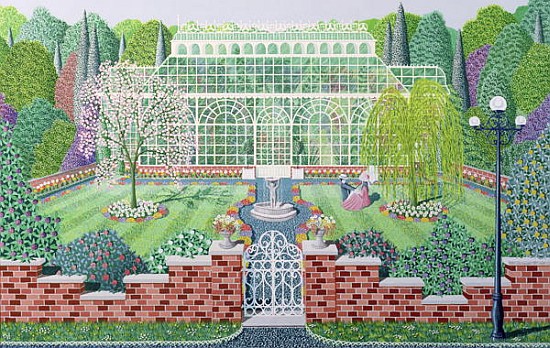 The Greenhouse in the Park od Peter  Szumowski