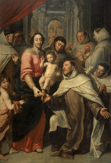 The Virgin of the Carmelites od Peter van Lint