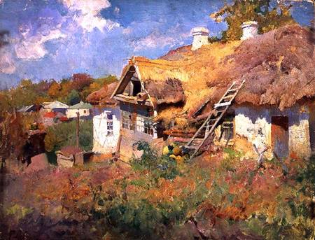 Ukrainian Cottages od Petr Levchenko
