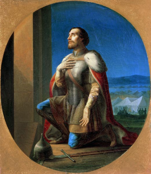 Alexander Nevsky (1220/1-65) Prince of Novgorod, Grand Duke of Vladimir od Petr Mikhailovich Shamshin