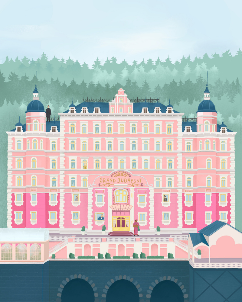 The Grand Budapest Hotel od Petra Lizde
