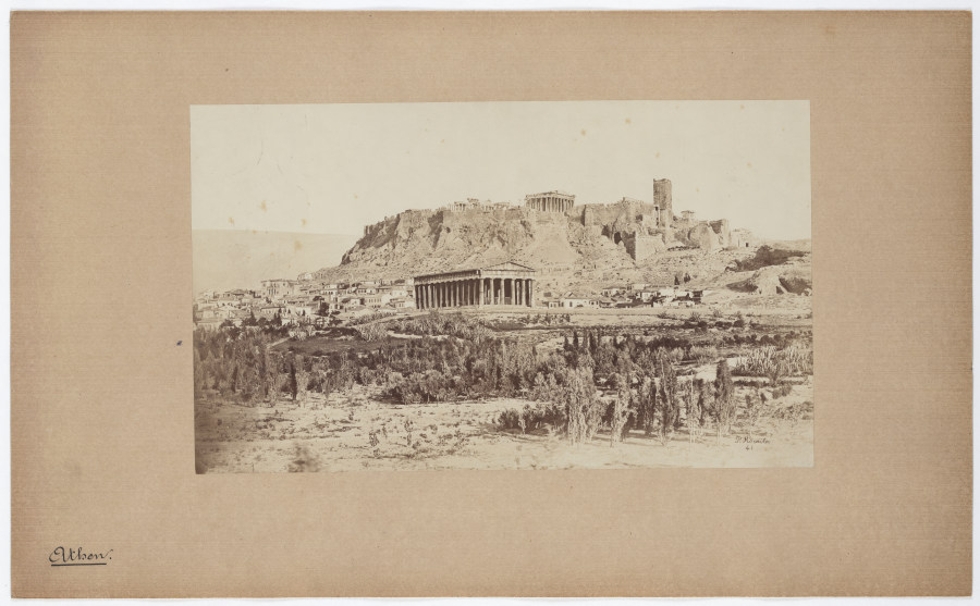 Athens: View of Theseion and Acropolis od Petros Moraites