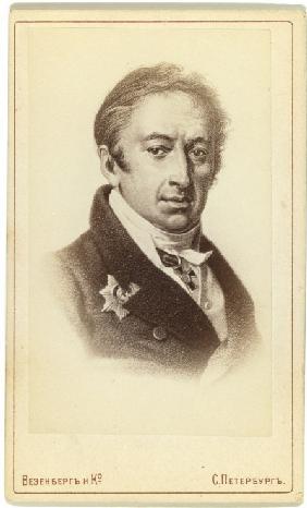 Portrait of the author and Historian Nikolay M. Karamzin (1766-1826)
