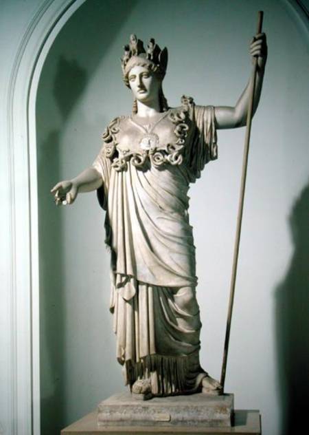 Roman replica of the Athena Farnese od Phidias