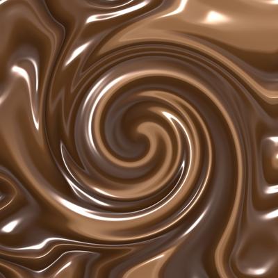 swirling chocolate od Phil Morley