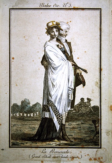 The Promenade, c. 1799 od Philibert Louis Debucourt
