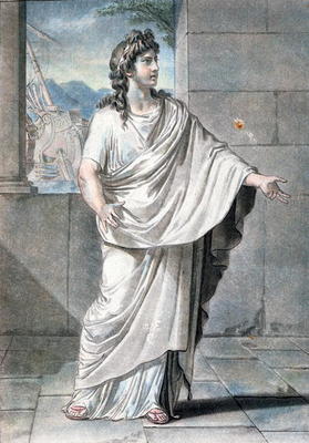 Orestes, costume for 'Andromaque' by Jean Racine, from 'Research on the Costumes and Theatre of All od Philippe Chery