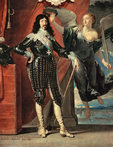 Louis XIII. crowned by Victoria od Philippe de Champaigne