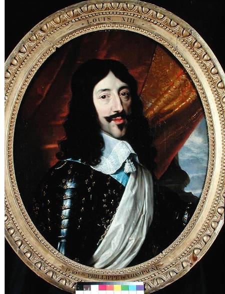 Portrait of Louis XIII (1601-43) od Philippe de Champaigne