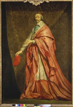 Portrait of the cardinal Richelieu.