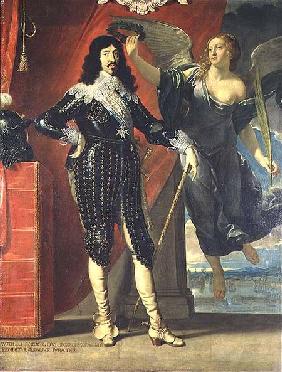 Louis XIII (1601-43) Crowned by Victory