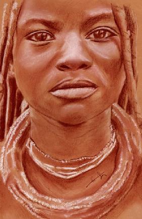 Femme Himba de face