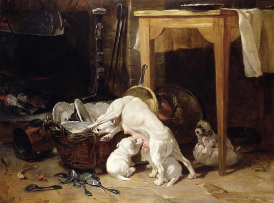 Chacun pour Soi, 1864 (oil on canvas) od Philippe Rousseau
