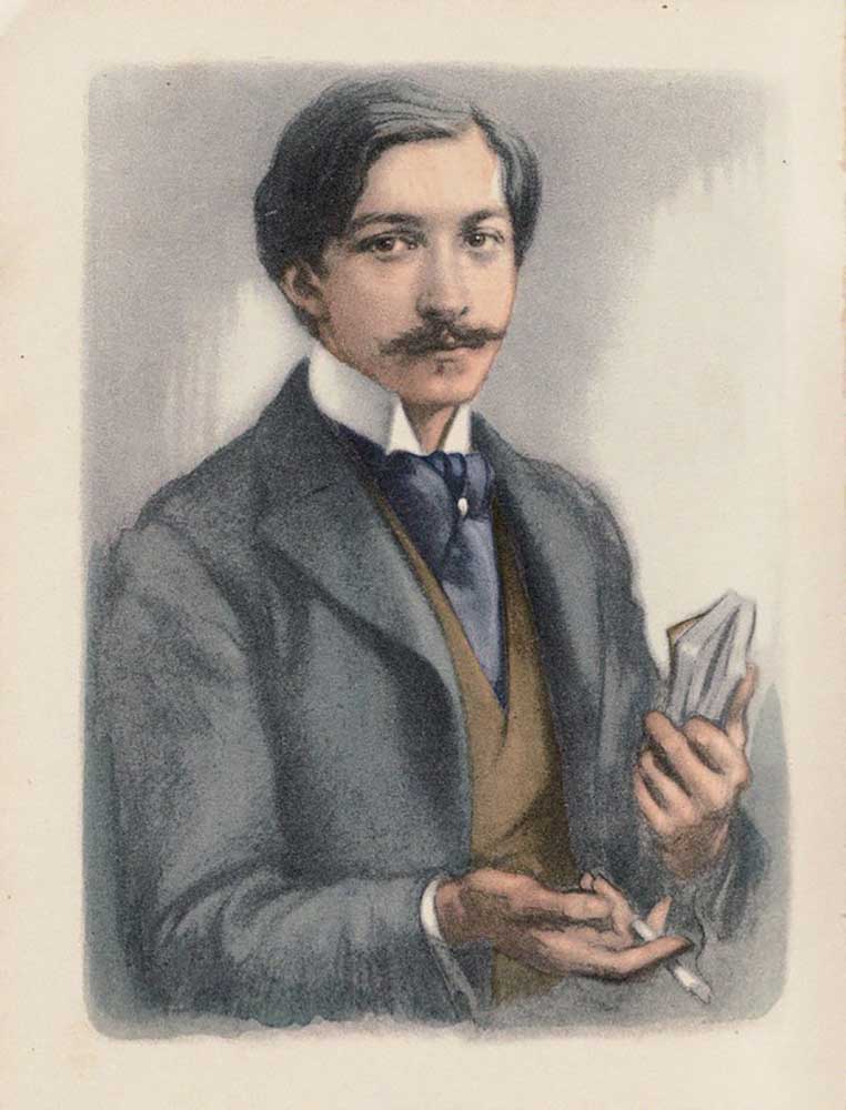 Portrait of Pierre Louÿs (1870-1925) od Philippe Swyncop