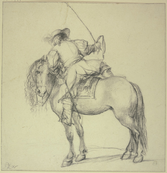 Ein Kavalier, der zu Pferde steigt od Philips Wouwerman