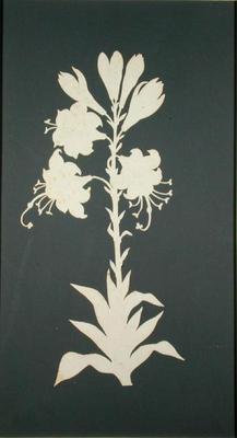 Flower (collage on paper) od Phillip Otto Runge
