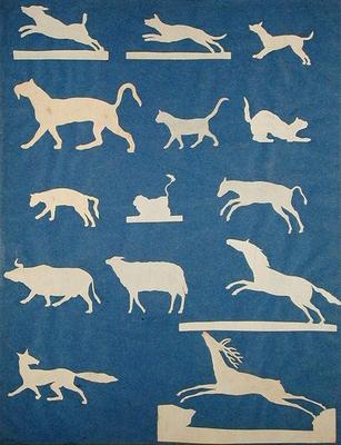 Animals (collage on paper) od Phillip Otto Runge