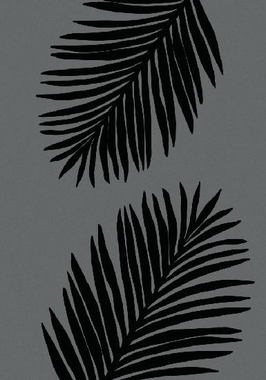 Palm Leaf Gray 02